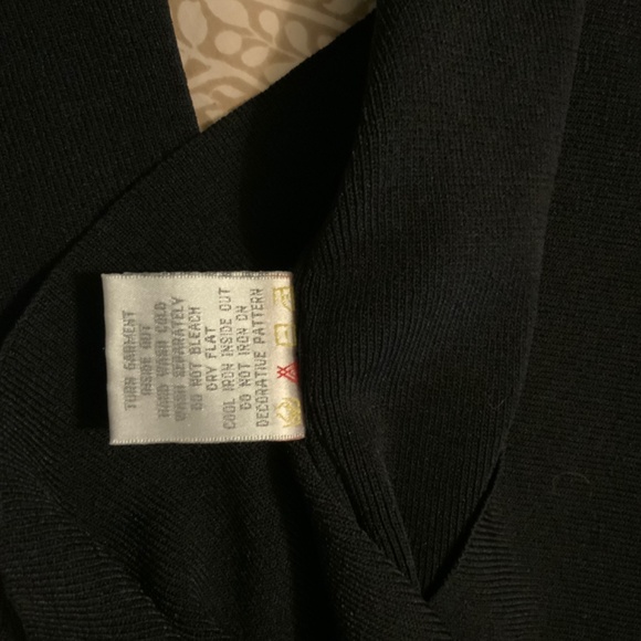 Women’s Black Ornate Sweater Top - Picture 6 of 6